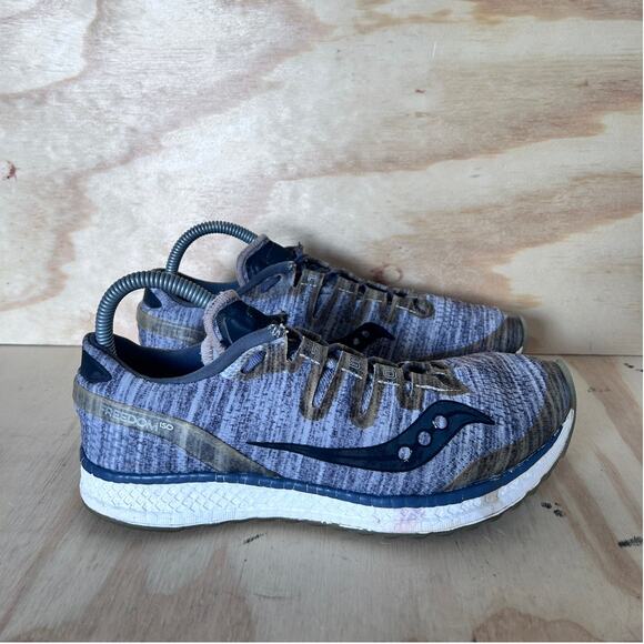 Saucony - Freedom ISO - Running Shoes - Gray - Women's - 10 - S10355-20 - Picture 1 of 9